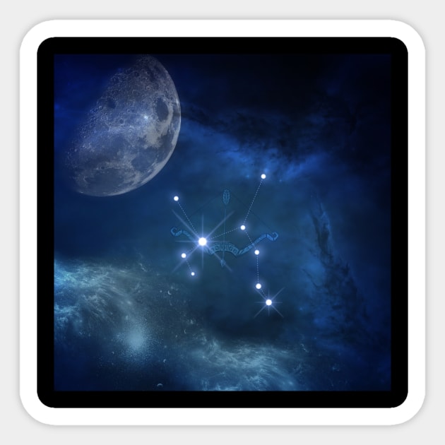 Zodiac sings Sagittarius Sticker by Nicky2342
